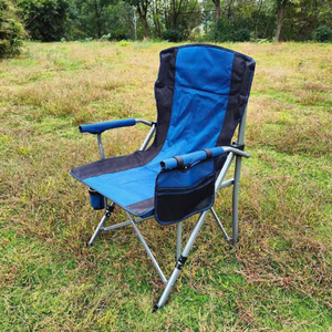 <span class=keywords><strong>Chaise</strong></span> de <span class=keywords><strong>camping</strong></span> pliable portable en tissu Oxford 600D moderne - Écologique et légère pour la plage et la pêche en extérieur - Product Image 4