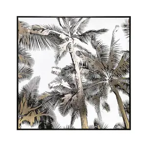 코코넛 나무 디지털 인쇄 캔버스 벽 디자인 홈 장식 그림 풍경