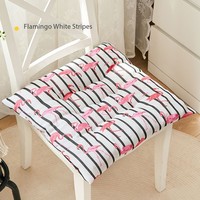 Coussin épais en coton et lin coussin de chaise de bureau respirant d'été coussin géométrique carré bon marché