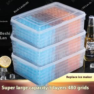 Moule à glaçons réutilisable en silicone de qualité alimentaire, grande capacité, portable, pour usage domestique et commercial, Changju modèle 2 - Product Image 2