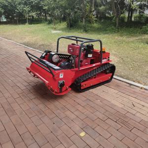 Tondeuse à gazon robotisée de petite taille, moteur à essence de grande puissance, qualité industrielle, 1800W, 4 temps, bac de ramassage de 250L, largeur de coupe de 80cm à 120cm - Product Image 1