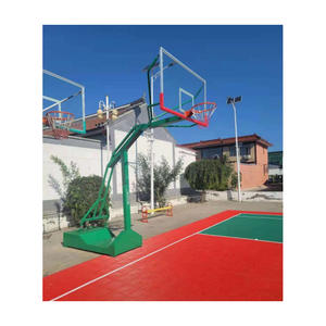 Boîte Concave en acier réglable, système de support de panier de basket-ball, <span class=keywords><strong>but</strong></span>, poteaux de <span class=keywords><strong>but</strong></span>ée arrière, taille du système - Product Image 1