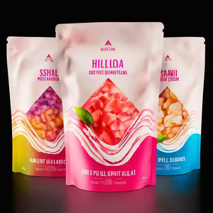 Tùy Chỉnh Bán Buôn Cao Cấp Đồ Ăn Nhẹ Kỳ Lạ Đồ Ăn Nhẹ Kem Bánh Quy Và Cookie Kem Đầy Bánh Quy Bánh Sandwich Macron Cookie Túi - Product Image 2