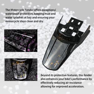Guardabarros Trasero de Plástico Modificado para Motocicleta LINGQI RACING, Original para Light Bee, Universal para Motocross y Todoterreno - Product Image 4