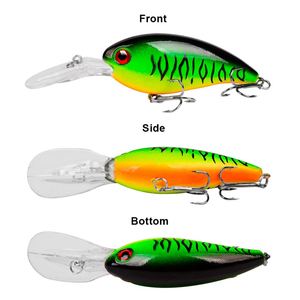 10Cm 14G Minnow Angel köder Künstliche Hart köder Crank bait Jerkbait Wobbler Bass Angel gerät mit Drillingen <span class=keywords><strong>Tackle</strong></span> - Product Image 4