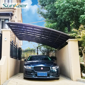 Résistance au vent fort la mieux notée pare-soleil personnalisé abri de <span class=keywords><strong>stationnement</strong></span> de voiture en plein air abri de voiture pare-soleil en polycarbonate - Product Image 4