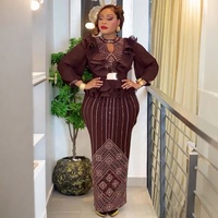 Robes Africaines de Luxe à Paillettes 2026 pour Femme – Tenues de Mariage Turques Élégantes et Luxueuses – Robe Africaine