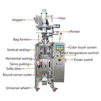 Machine d'emballage de thé entièrement automatique à grande vitesse de Guangzhou avec pompe à moteur et roulement pour les matériaux alimentaires, boissons, papier et bois