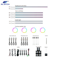 Für Toyota Land Cruiser LC300L 2023-2025 Glefon 64 Farben 12V 3-5W Auto-Innenraum-Ambientebeleuchtungs-Set Plug-and-Play Atmosphärenlampe