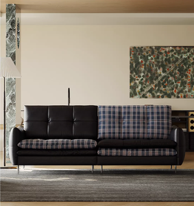<span class=keywords><strong>Canapé</strong></span> modulaire rectangulaire inclinable haut de gamme design moderne avec revêtement en tissu et acier inoxydable, ensemble de rangement haute densité pour villa - Product Image 1