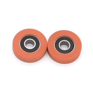 Ruedas de Transportador de Cadena 6000RS con Rodamientos, Recubiertas de Nailon y PVC, 10*40*10mm, para las Industrias Agrícola y Minera, Directo de Fábrica - Product Image 3