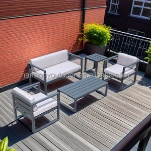 Canapé d'extérieur en acier inoxydable imperméable et crème solaire pour chambre ensoleillée, terrasse, jardin, hôtel, vente à chaud - Product Image 2
