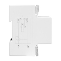 SINOTIMER, nuevo contador 4P, medidor de kWh, medidor de energía monofásico 230VAC 5(100)A 50Hz 800imp/kWh y pantalla de registro