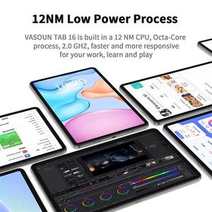 12 Inch 5G Wifi 4G Với Sim Thẻ Máy Tính Bảng Cảm Ứng Sang Trọng <span class=keywords><strong>Android</strong></span> 13 Octa Lõi RAM 16GB Rom 256GB 2K Incell Màn Hình Máy Tính Bảng PC - Product Image 4