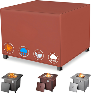 High Quality Square Weatherproof Outdoor Fire Pit <b>Cover</b> Dustproof <b>Patio</b> Fire <b>Table</b> Protective <b>Cover</b> - Product Image 1