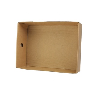 Tùy Chỉnh Thực Hiện Ngăn Kéo Khay Sóng Màu Nâu Cứng Gấp Giấy Sóng Khay Trái Cây Khay Di Chuyển Vận Chuyển Mailer Box Với Logo - Product Image 5