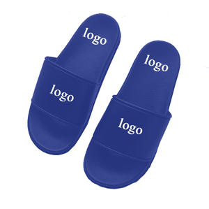 Tendances semelle épaisse oreiller pantoufles PVC bleu couleur extérieur grandes tailles <span class=keywords><strong>caca</strong></span> sentiment Peep Toe diapositives pantoufles - Product Image 2