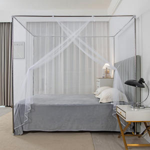 มุ้งกันยุง<span class=keywords><strong>แบบ</strong></span><span class=keywords><strong>หนา</strong></span>แบบเก่าประตูเตียงคู่สำหรับบ้าน - Product Image 2