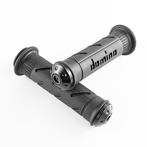 Poignées de guidon de moto Qiangye en caoutchouc noir, antidérapantes, absorbant les chocs, résistantes à l'usure, protection du guidon - Product Image 2