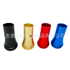 Cnc Machined Metal <b>Neck</b> <b>Warmer</b> Parts Custom Made Cylindrical With Flared Base 50mm Diameter Finishing Accuracy - Product Image 1