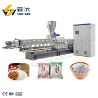 Ligne de production de riz nutritionnel / dal / couscous 2026 mise à jour, machine à riz fortifié extrudé à double vis