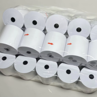 Papier thermique direct écologique 50 g/m² 57x40 mm, recyclable, faible teneur en poussière pour le commerce de détail, les cafés et les hôtels