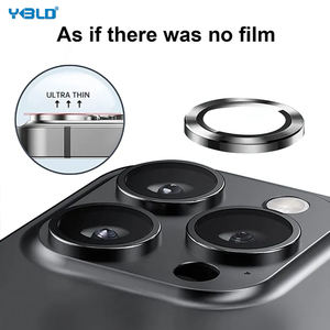 Anti-graffio per <span class=keywords><strong>IPHONE</strong></span> 16 15 <span class=keywords><strong>14</strong></span> Pro Max vetro temperato copertura completa protezione della <span class=keywords><strong>fotocamera</strong></span> anello obiettivo del telefono cellulare - Product Image 4