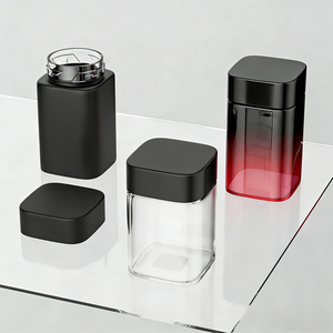 Bocaux en verre carrés personnalisés de 30, 60, 90, 120g, vides, en verre CR, pour fleurs, 3.5g, 4oz, avec couvercle sécurité enfant, emballage en verre – Vente chaude - Product Image 3