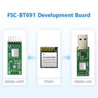Dialogue de FSC-BT691 Feasycom DA14531 BLE 5.1 puce Transmission de données de faible puissance Module Bluetooth programmable prise en charge de la mise à niveau OTA