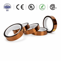 Cinta de Película de Poliimida PI, Cinta de Aislamiento Adhesiva de Silicona de Alta Temperatura para Soldadura de PCB SMT BGA