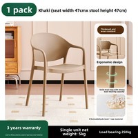 Chaise de salle à manger minimaliste de style nordique, siège en plastique empilable, mobilier de maison, chaise de réunion de bureau, fauteuil avec dossier