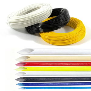 Silicone bọc sợi thủy tinh sleeving cung cấp cách điện cao cách điện cho hệ thống dây điện - Product Image 1