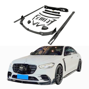Sợi Carbon BodyKit MSY phong cách cho Mercedes Benz S <span class=keywords><strong>Class</strong></span> W223 S thể thao sợi carbon phía trước Lip Spoiler khuếch tán bên váy gương - Product Image 1