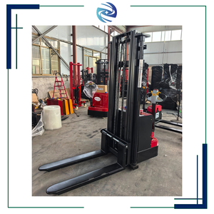 站立式电动堆高车 1.5 吨 2 吨 高举升仓库设备，适用于窄过道仓储和多层货架 - Product Image 4
