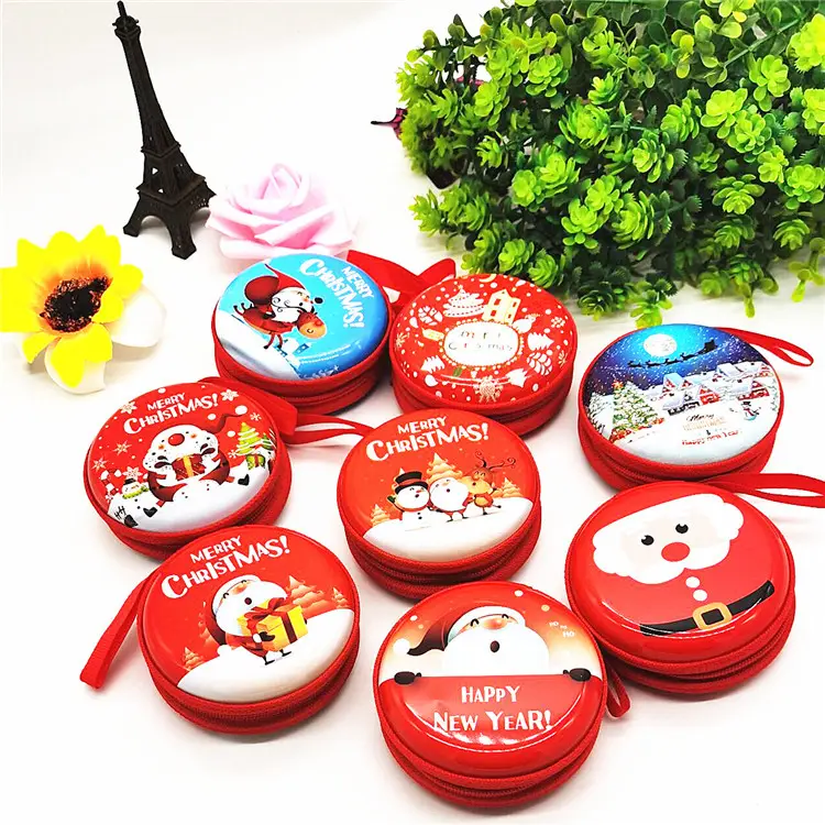 Coin Bag Mini Round coin purse card holder for collectors