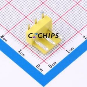 W396110K-3PY2123 Wire-to-Board Pin Header Bent Lead Through Hole,P=3.96mm Connector 1x3P 3.96mm Right Angle Insert VH - Product Image 1