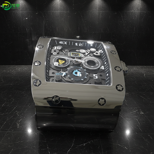 현대 유럽식 시계 모양 시계 1M 대형 공장 맞춤형 표면 연마 홈 데코레이션 스테인리스 스틸 시계 - Product Image 2