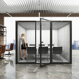 Ufficio riunione Pod cabina telefonica insonorizzata come cabina per la Privacy Pod acustici in vetro cavo suono <span class=keywords><strong>Mini</strong></span> ufficio Pod cabina del telefono - Product Image 5