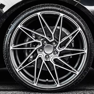 Jantes de voiture noires mates avec face usinée 17 18 19 <span class=keywords><strong>20</strong></span> 21 22 pouces 5x112 Monoblock Forgées pour Mercedes-Benz - Product Image 2