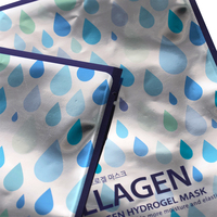 Op maat gemaakte bedrukte cosmetische gezichtsmasker plastic verpakking zakje aluminiumfolie driezijdig afsluitbare foliezak
