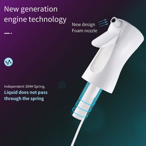 Botella de spray de espuma negra de plástico de 500 ml de nuevo diseño para limpieza del hogar con pulverizador de espuma. - Product Image 6