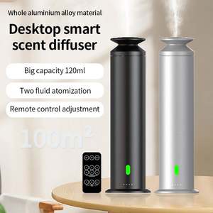 Smart Hotel Collection <span class=keywords><strong>Atomizer</strong></span> parfum, kendali jarak jauh logo kustom menara aroma <span class=keywords><strong>Nebulizer</strong></span> Diffuser ultrasonik dengan botol 120ml - Product Image 3