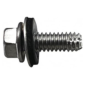 Fixations pour porte de garage, <span class=keywords><strong>vis</strong></span> à charnière autotaraudeuses avec rondelle en caoutchouc, boulons de rail - Product Image 3