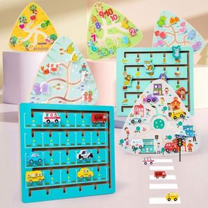 Juego de Mesa Interactivo y Divertido para Preescolares: Actividades de Aprendizaje con Bloques de Animales y Comida para Emparejar y Deslizar, Tablero de Actividades - Product Image 3