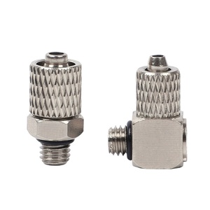 Pneumatic <b>Connector</b> Mini Cylinder Thread Trachea <b>Quick</b> Twist Elbow <b>Quick</b> Disconnect Coupling Tubed Fittings Hofujng - Product Image 2