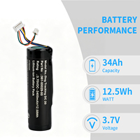 Baterai 3400mAh untuk Garmin DC20, DC 20, DC30, DC40 Dog Tracking Collar, 361-00029-00