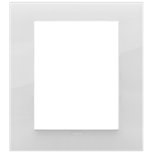 Vimar Placca Classic 8M Reflex Ghiaccio 18.5x18.5mm Wall <b>Switch</b> Plate - Product Image 1