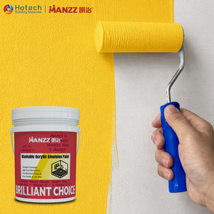 Peinture murale MANZZ, peinture acrylique pour intérieur, application au pinceau, imperméable, peinture d'émulsion pour murs intérieurs - Product Image 1