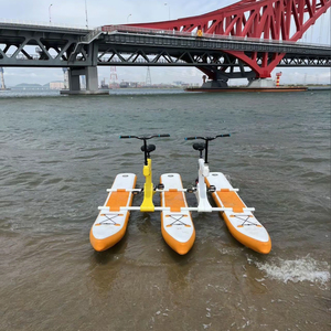 Bateau à pédales <span class=keywords><strong>gonflable</strong></span> stable à double paroi pour <span class=keywords><strong>2</strong></span> personnes, Aqua Cycle pour le divertissement familial et entre amis - Product Image 3