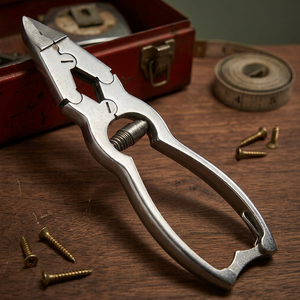 Coupe-ongles professionnel double barillet en acier robuste pour podologie, à pointe droite et courbée, pour ongles larges et épais - Product Image 3